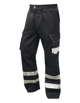 Leo Ilfracombe Cargo Trouser - Black Clothing